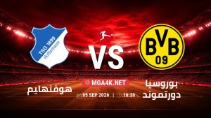 تفاصيل وموعد مباراة هوفنهايم و بوروسيا دورتموند بتاريخ 5/9/2026 في الدوري الألماني